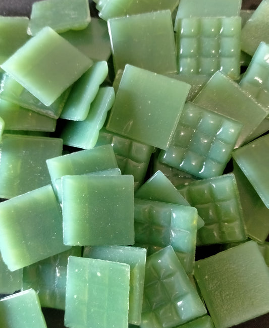 B26 - Green - Mosaic Glass Tiles 2cm x 2cm x 4mm