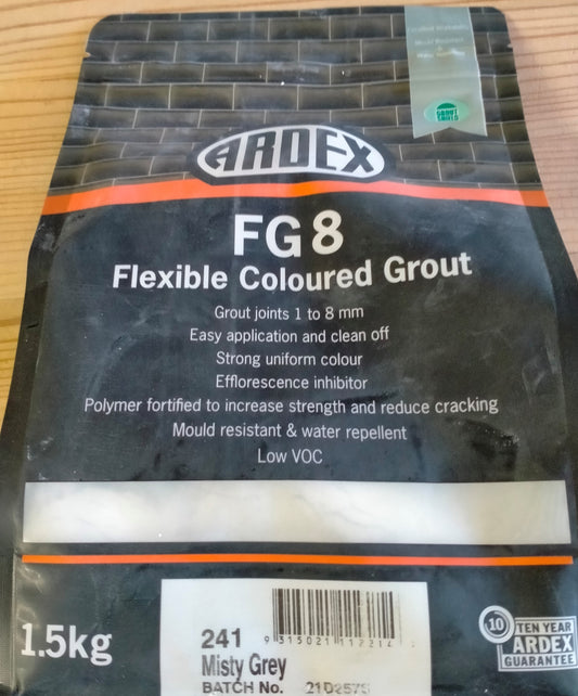 Misty Grey Grout 1.5kg Bag