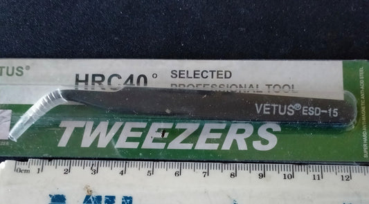 Curved Fine Tweezers 12cm