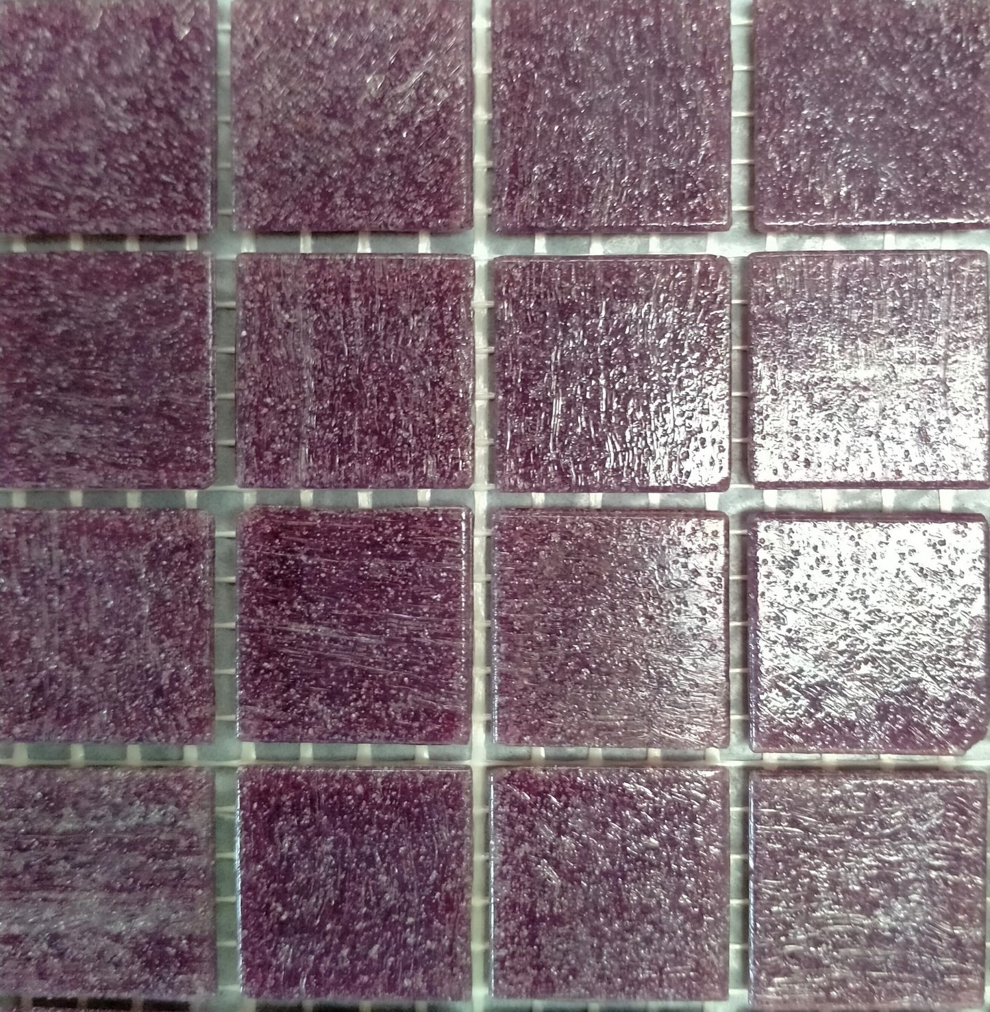 VTC20.51 - Red Based Purple - Vetricolour Mosaic Glass Tiles