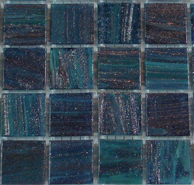 Sea Blue Green VTC20.57(4) - Le Gemme Mosaic Glass Tiles