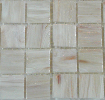 White VTC20.29(4) - Le Gemme Mosaic Glass Tiles
