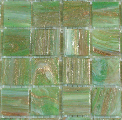 Varigated Green VTC20.27(4) - Le Gemme Mosaic Glass Tiles