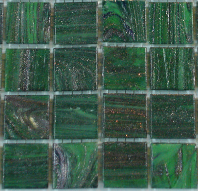 Dark Green VTC20.55(4) - Le Gemme Mosaic Glass Tiles