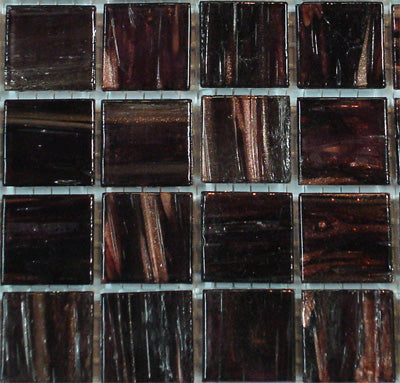 Deep Red Brown VTC20.51(4) - Le Gemme Mosaic Glass Tiles