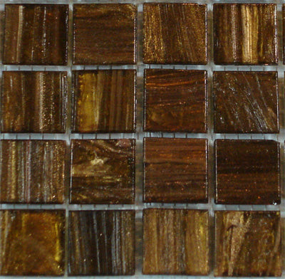 Choc Brown 20.97.(4) - Le Gemme Mosaic Glass Tiles