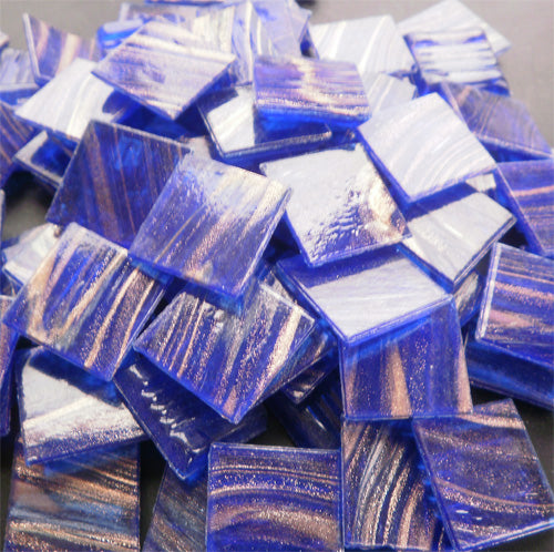 Royal Blue - Mosaic Glass Tiles 2cm x 2cm x 4mm (G208)