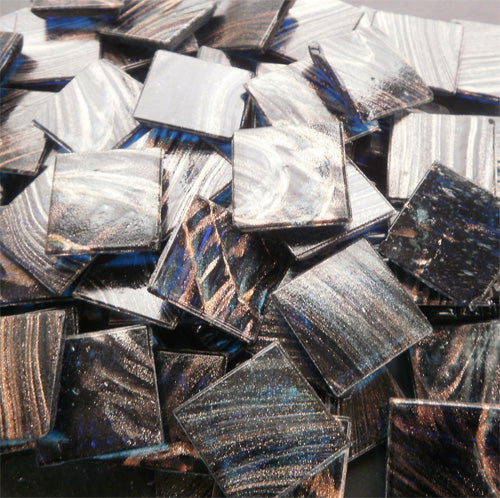 Dark Blue - Mosaic Glass Tiles 2cm x 2cm x 4mm (G206)