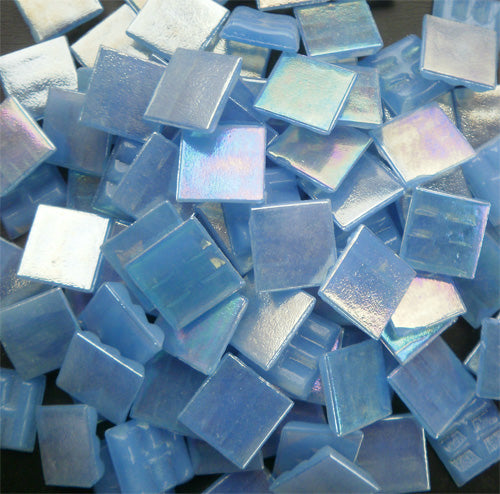 Mosaic Glass tiles from Asia 1.5cm x 1.5cm -  Sea Blue (P325)