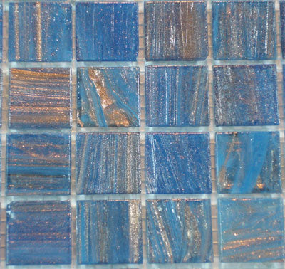 Blue Varigated VTC20.47(4) - Le Gemme Mosaic Glass Tiles