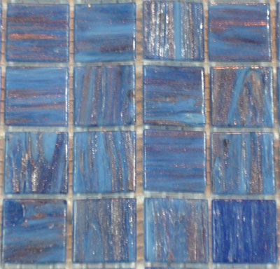 Dark Blue Varigated VTC20.59(4) - Le Gemme Mosaic Glass Tiles