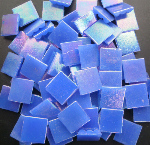 Mosaic Glass tiles from Asia 1.5cm x 1.5cm - Blue (P307)