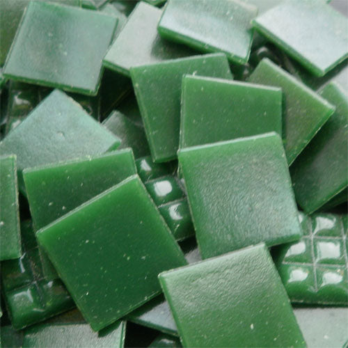 Dark Green - Mosaic Glass Tiles 2cm x 2cm x 4mm (C15)