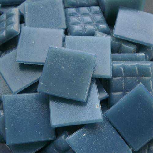 Blue Grey - Mosaic Glass Tiles 2cm x 2cm x 4mm (C02)
