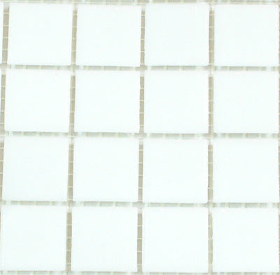 White (VTC 20.10) - Vetricolour Mosaic Glass Tiles (VTC 20.10)