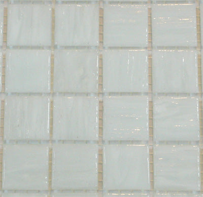 White SM01 - Smalto Mosaic Glass Tiles (SM 01)
